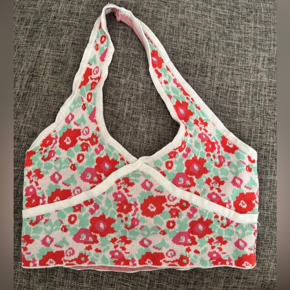 Floral Halter Top